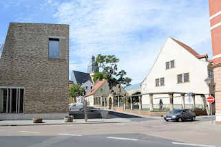 7850 Lutherhausensemble in der Lutherstadt Eisleben; Besucherzentrum und Geburtshaus von Martin Luther.